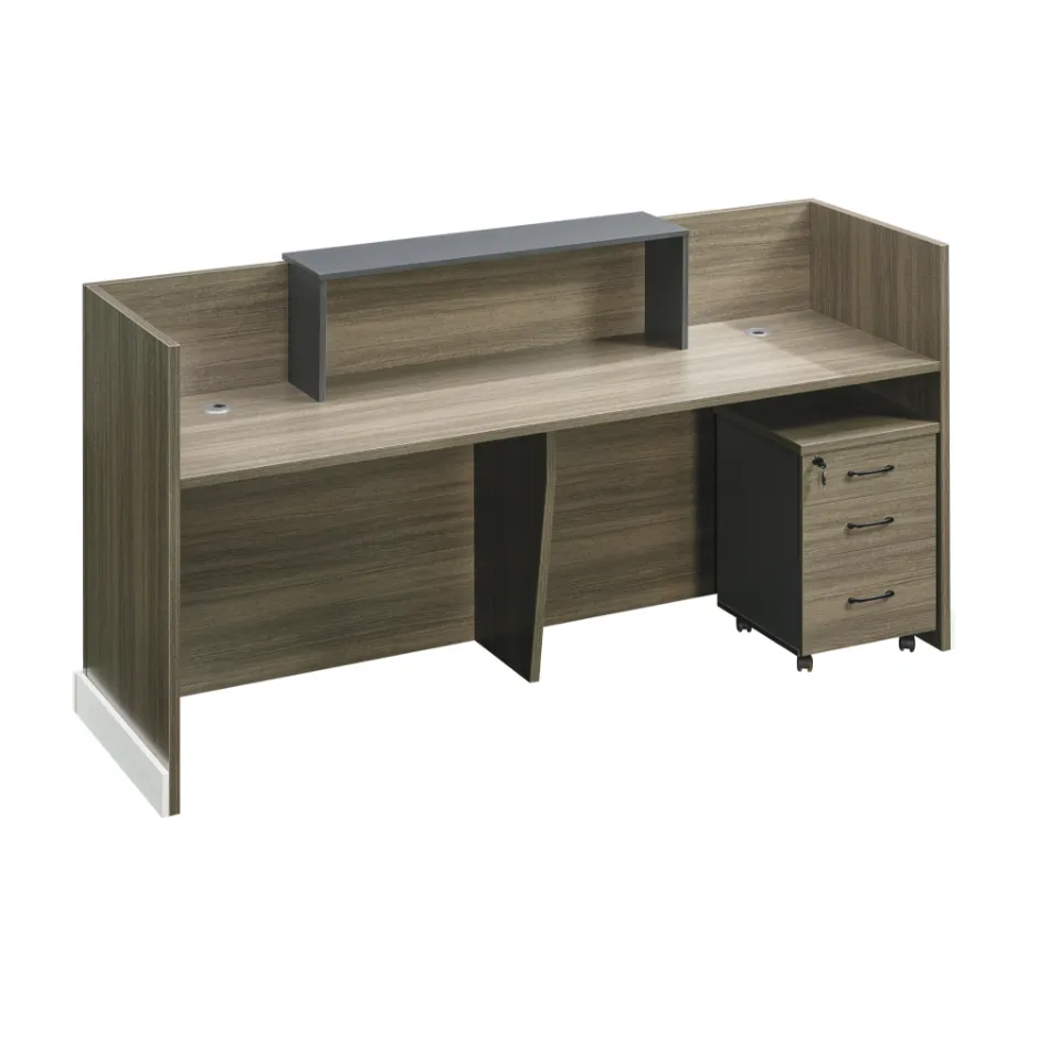 hod serene led lights 1.6m modern cantilever reception office desk hod serene led lights 1.6m modern cantilever reception office desk