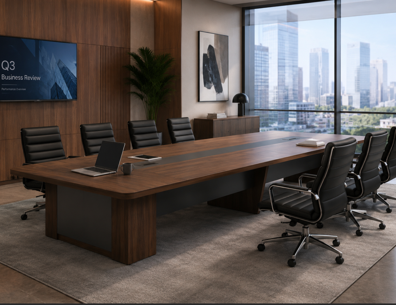 hod linear core 4.8m 16–18 seater conference table hod linear core 4.8m 16–18 seater conference table