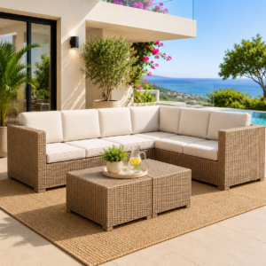 hod molly l shaped patio set