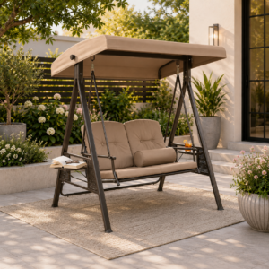 hod the outdoor harmony 2 seater swing with canopy