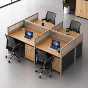 hod trinity 4 seater workstation